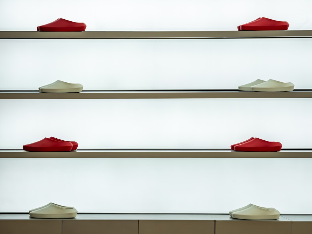Footwear displayed in a clean retail setting — category visual reference