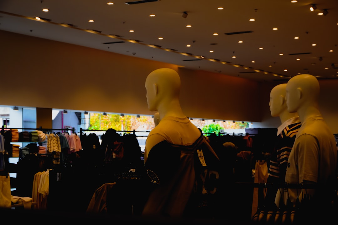 Retail clothing merchandising in a contemporary fashion environment — visual reference